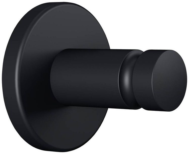 Produktbild: Tesa MOON BLACK Handtuchhaken Klebstoff Metall