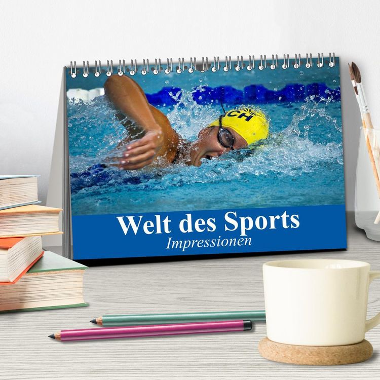 Produktbild: Welt des Sports. Impressionen (Tischkalender 2026 DIN A5 quer), CALVENDO Monatskalender