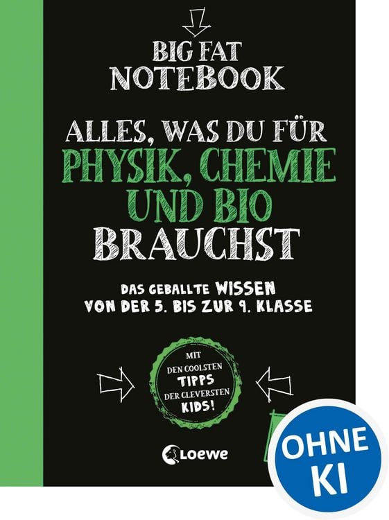Produktbild: Big Fat Notebook - Alles, was du f&uuml;r Physik, Chemie und Bio brauchst