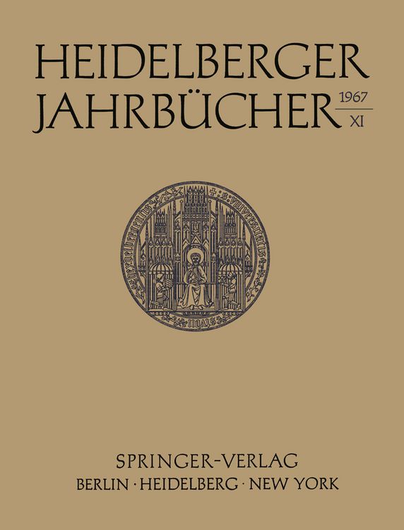 Produktbild: Heidelberger Jahrb&uuml;cher