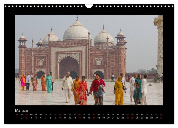 Produktbild: Taj Mahal (Wandkalender 2026 DIN A3 quer), CALVENDO Monatskalender