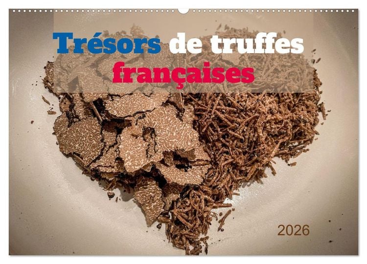 Produktbild: Tr&eacute;sors de truffes fran&ccedil;aises (Calendrier mural 2026 DIN A2 vertical), CALVENDO calendrier mensuel