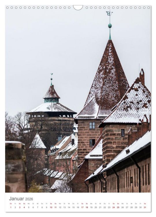 Produktbild: N&uuml;rnberg (Wandkalender 2026 DIN A3 hoch), CALVENDO Monatskalender