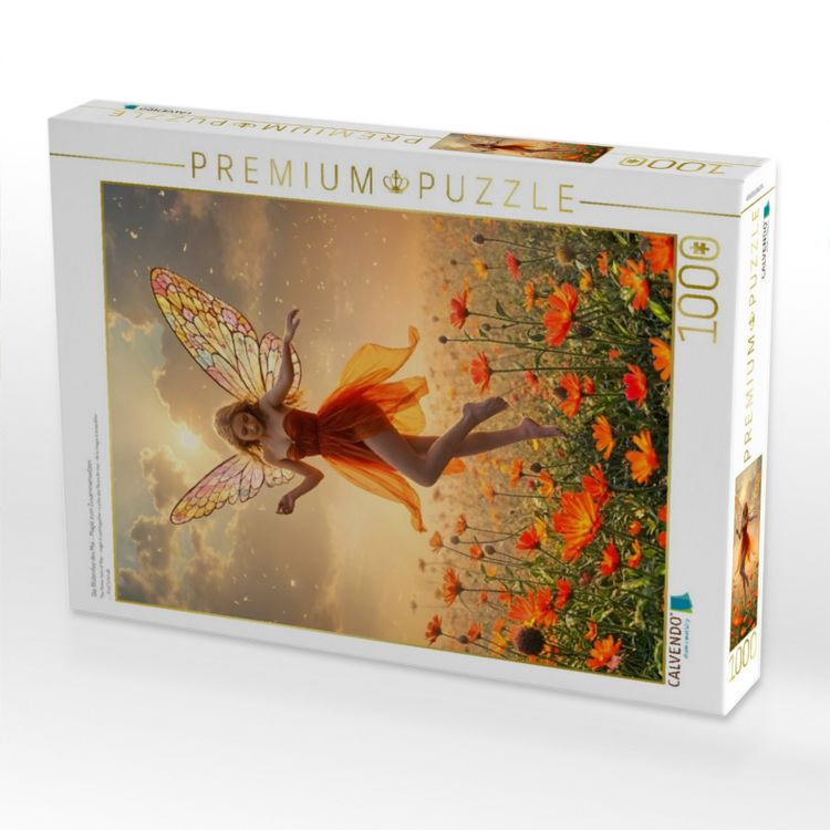 Produktbild: CALVENDO Puzzle Die Bl&uuml;tenfee des Mai - Magie zum Zusammensetzen | 1000 Teile Lege-Gr&ouml;&szlig;e 64x48cm Foto-Puzzle f&uuml;r gl&uuml;ckliche Stunden