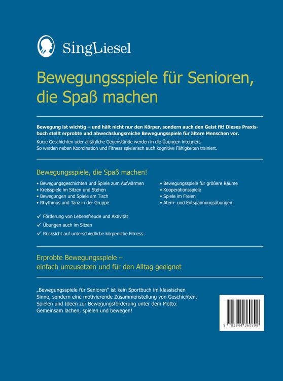 Bewegungsspiele Für Senioren Die Spaß Machen "Bewegungsspiele für Senioren, die Spaß machen" online kaufen