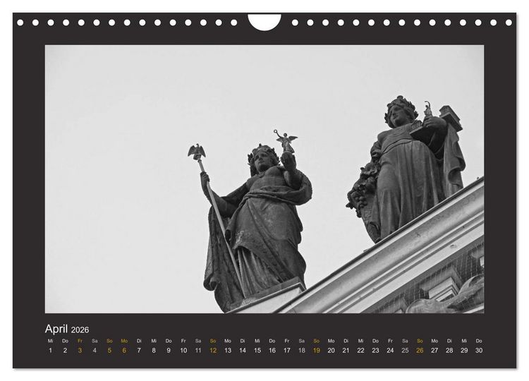 Produktbild: Dresdens stille Gesten (Wandkalender 2026 DIN A4 quer), CALVENDO Monatskalender