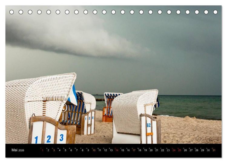 Produktbild: Sehnsucht Hiddensee 2026 (Tischkalender 2026 DIN A5 quer), CALVENDO Monatskalender