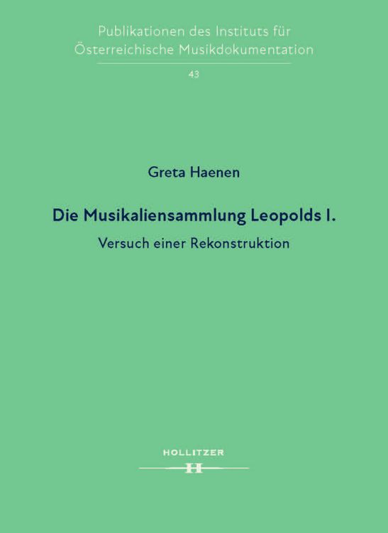 Produktbild: Die Musikaliensammlung Leopolds I.