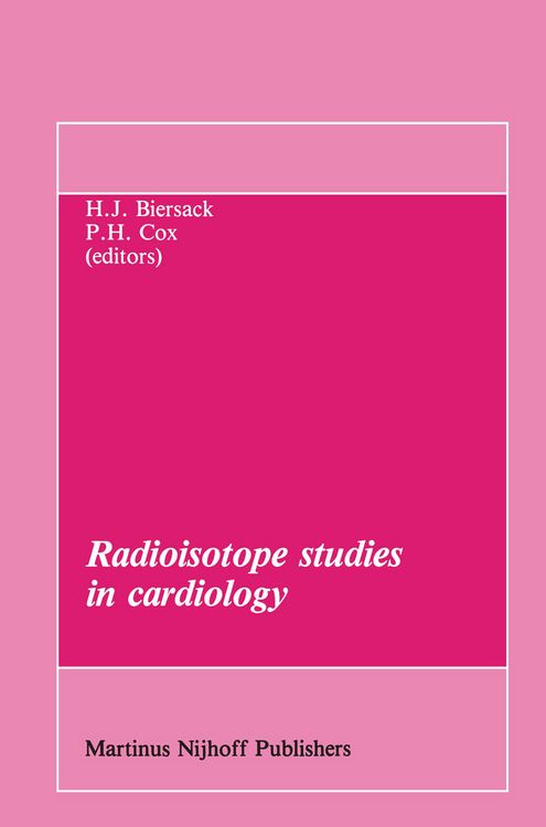 Produktbild: Radioisotope studies in cardiology