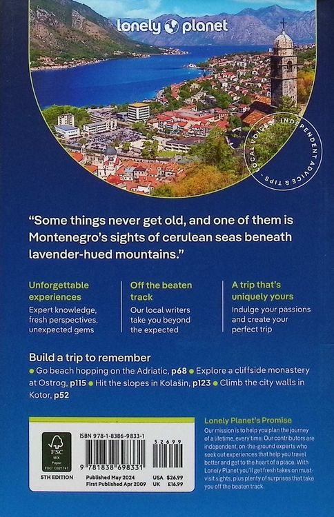 Produktbild: Lonely Planet Montenegro