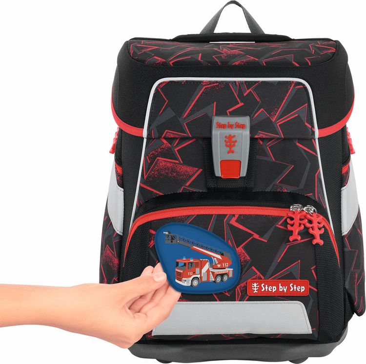 Produktbild: STEP BY STEP&reg; Schulrucksack Zubeh&ouml;r Magic Mags Flash, Fire Engine Buzz