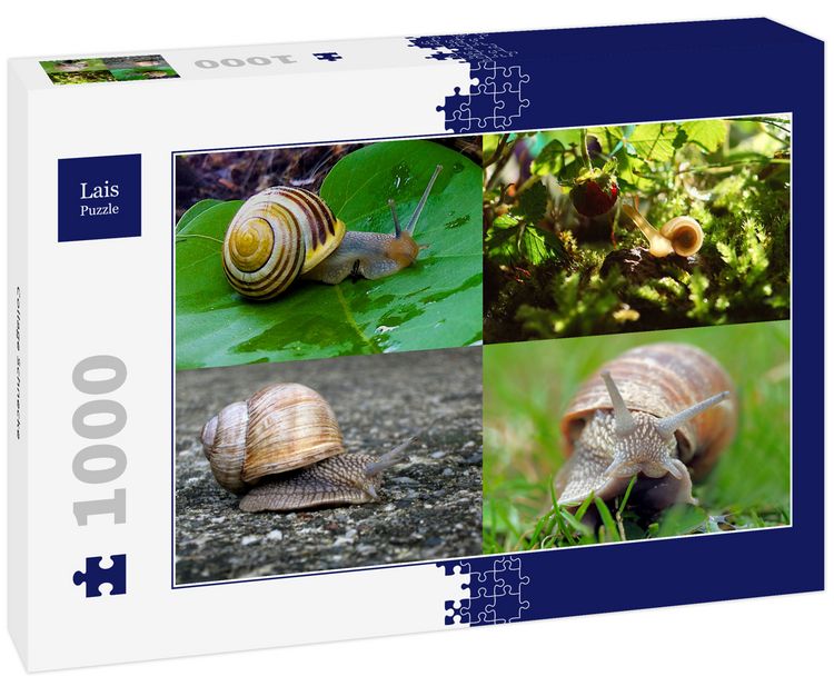 Produktbild: Lais Puzzle Collage Schnecke 1000 Teile