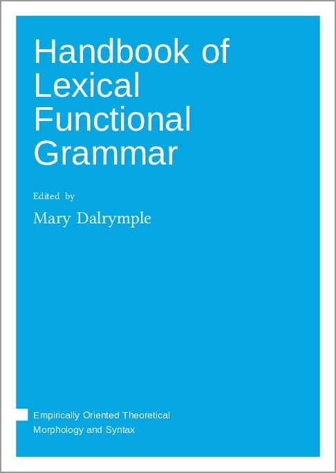 Produktbild: The Handbook of Lexical Functional Grammar