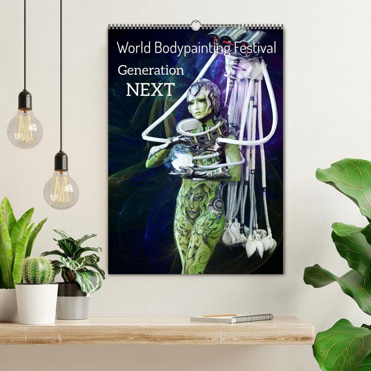 Produktbild: World Bodypainting Festival: Generation NEXT (Wandkalender 2026 DIN A2 hoch), CALVENDO Monatskalender