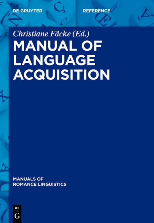 Produktbild: Manual of Language Acquisition