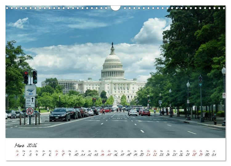 Produktbild: USA Ostk&uuml;ste Ein Road Trip (Wandkalender 2026 DIN A3 quer), CALVENDO Monatskalender