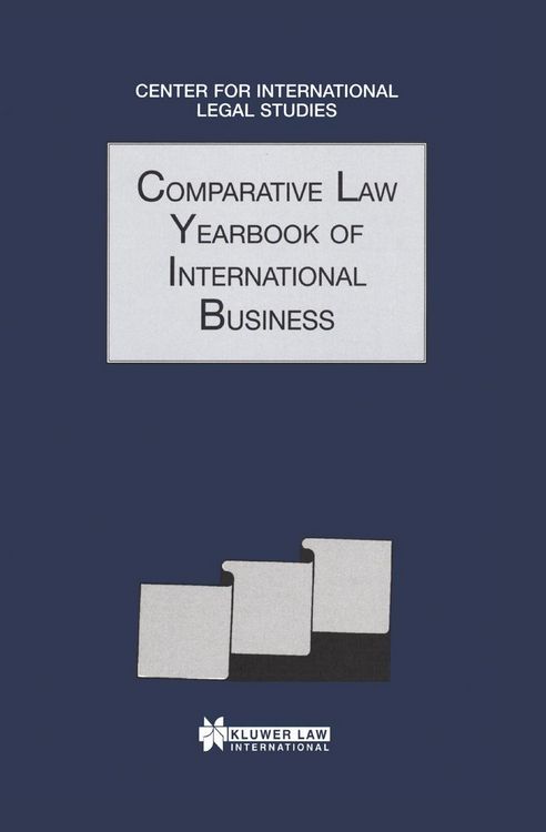 Produktbild: Comparative Law Yearbook of International Business