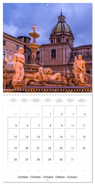 Produktbild: Italy - Sicily (Wall Calendar 2026 12 &times; 12 Inch) CALVENDO 12 Month Wall Calendar