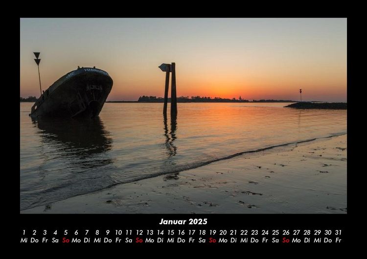 Produktbild: Hamburg 2025 Fotokalender DIN A3