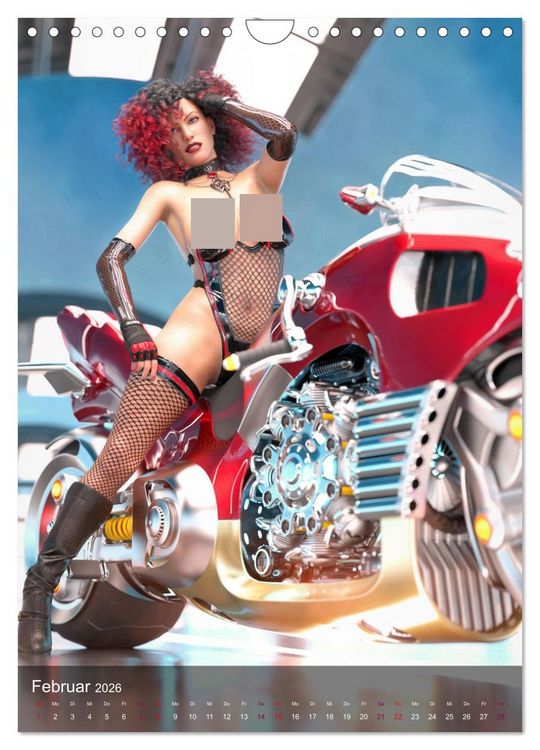 Produktbild: Science Fiction Pin Ups (Wandkalender 2026 DIN A4 hoch), CALVENDO Monatskalender