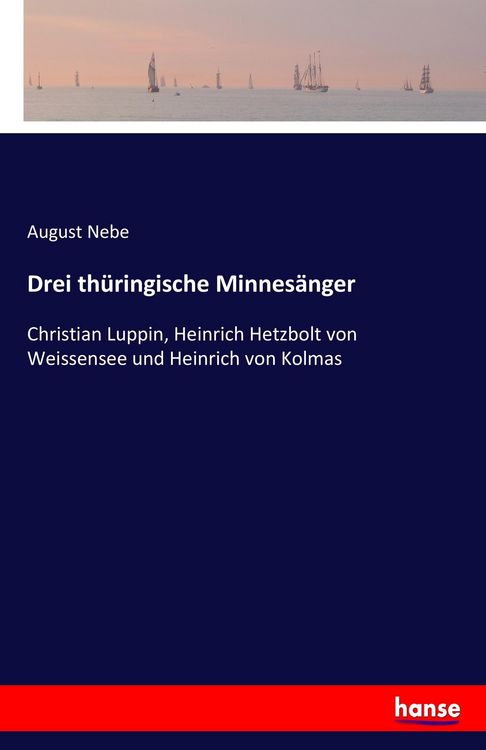 Produktbild: Drei th&uuml;ringische Minnes&auml;nger