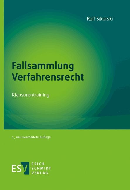 Produktbild: Fallsammlung Verfahrensrecht