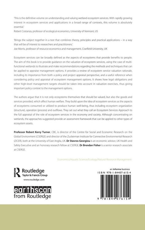 Produktbild: Valuing Ecosystem Services