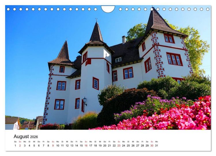 Produktbild: Deutschlands Burgen - besondere Burgen und sch&ouml;ne Schl&ouml;sser (Wandkalender 2026 DIN A4 quer), CALVENDO Monatskalender