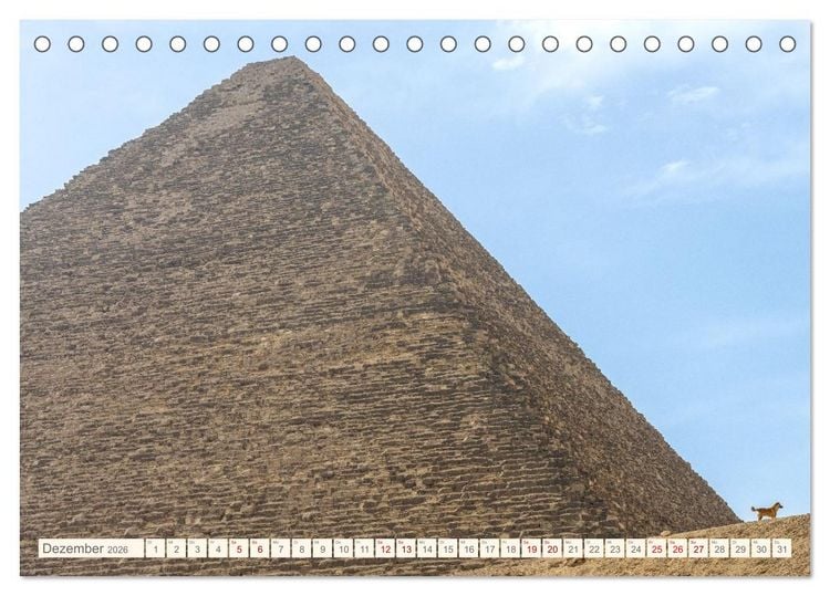 Produktbild: Pharaonisches &Auml;gypten (Tischkalender 2026 DIN A5 quer), CALVENDO Monatskalender