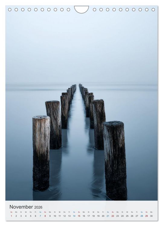 Produktbild: Meer der Stille (Wandkalender 2026 DIN A4 hoch), CALVENDO Monatskalender