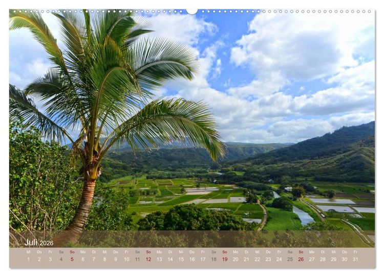 Produktbild: Aloha aus Hawaii (Wandkalender 2026 DIN A2 quer), CALVENDO Monatskalender