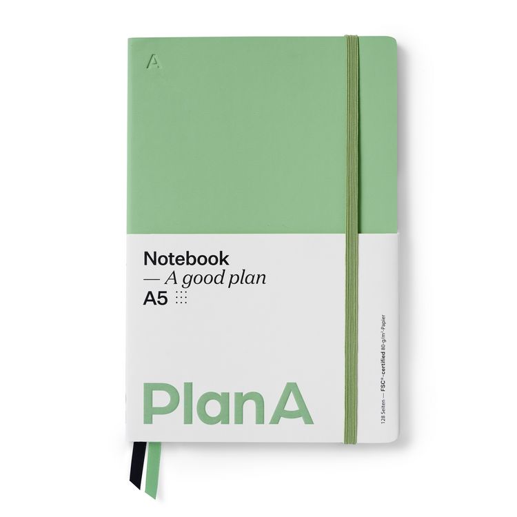 Produktbild: Notizbuch A5 Softcover Punktiert Sage Green
