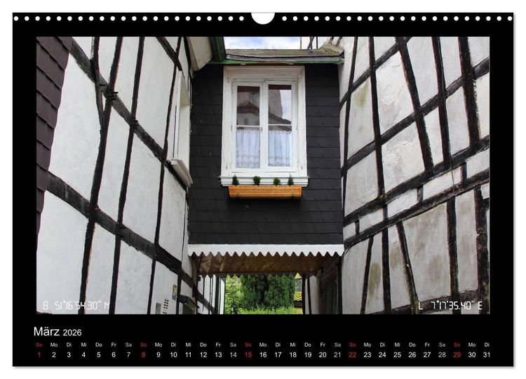 Produktbild: Geo-Tagging in Schwelm (Wandkalender 2026 DIN A3 quer), CALVENDO Monatskalender