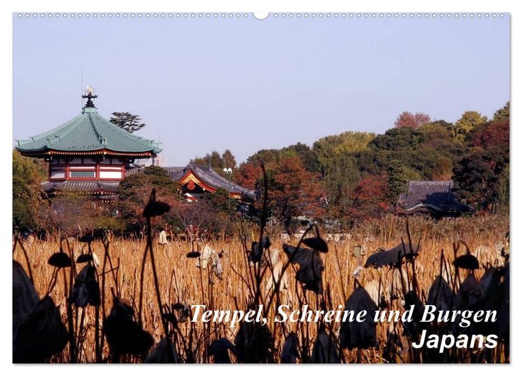 Produktbild: Tempel, Schreine und Burgen Japans (Wandkalender 2026 DIN A2 quer), CALVENDO Monatskalender