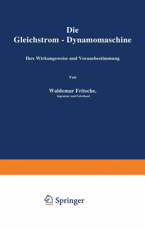 Produktbild: Die Gleichstrom-Dynamomaschine