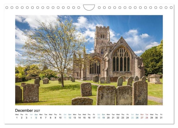 Produktbild: Cotswolds Gardens and Cottages (Wall Calendar 2027 DIN A4 landscape), CALVENDO 12 Month Wall Calendar