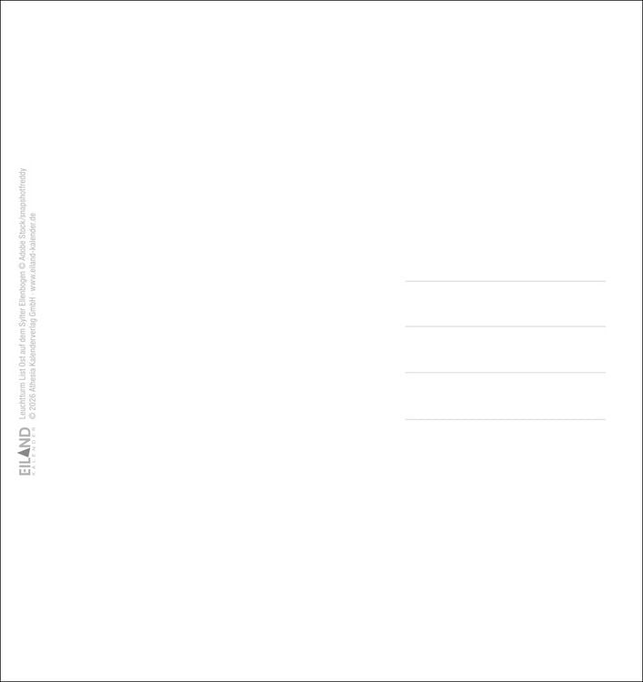 Produktbild: Leuchtt&uuml;rme Postkartenkalender 2027 - Leuchten des Nordens