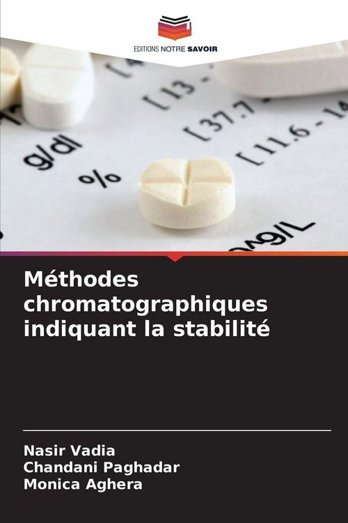 Produktbild: M&eacute;thodes chromatographiques indiquant la stabilit&eacute;