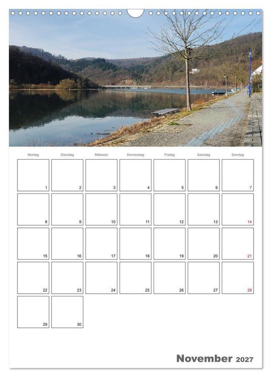 Produktbild: Hessens sch&ouml;nster See - Der Edersee (Wandkalender 2027 DIN A3 hoch), CALVENDO Monatskalender