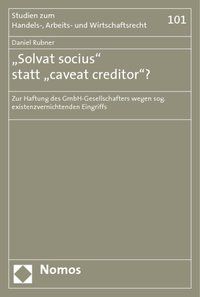 Produktbild: "Solvat socius" statt "caveat creditor"?