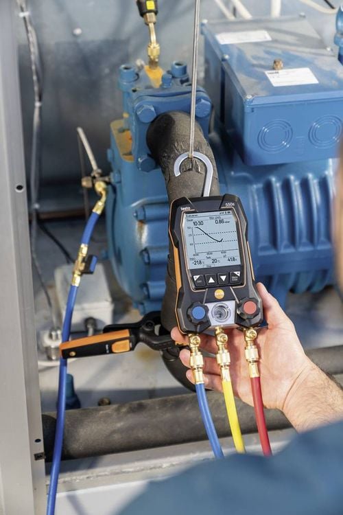 Produktbild: Testo Kältemittel-Messgerät 550s Basis Set