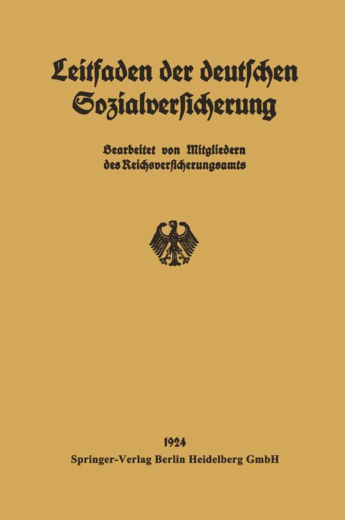 Produktbild: Leitfaden der deutschen Sozialversicherung