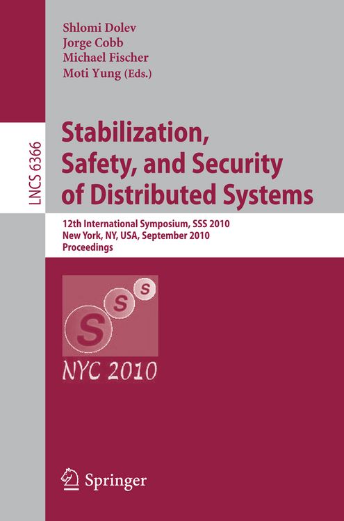 Produktbild: Stabilization, Safety, and Security of Distributed Systems