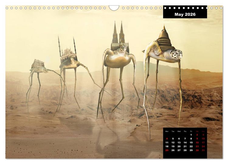 Produktbild: Dray's Re-Masters (Wall Calendar 2026 DIN A3 landscape), CALVENDO 12 Month Wall Calendar
