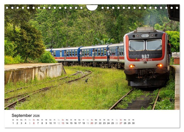 Produktbild: Urlaub in Sri Lanka - Reise durch Asien, Kultur und Natur (Wandkalender 2026 DIN A4 quer), CALVENDO Monatskalender