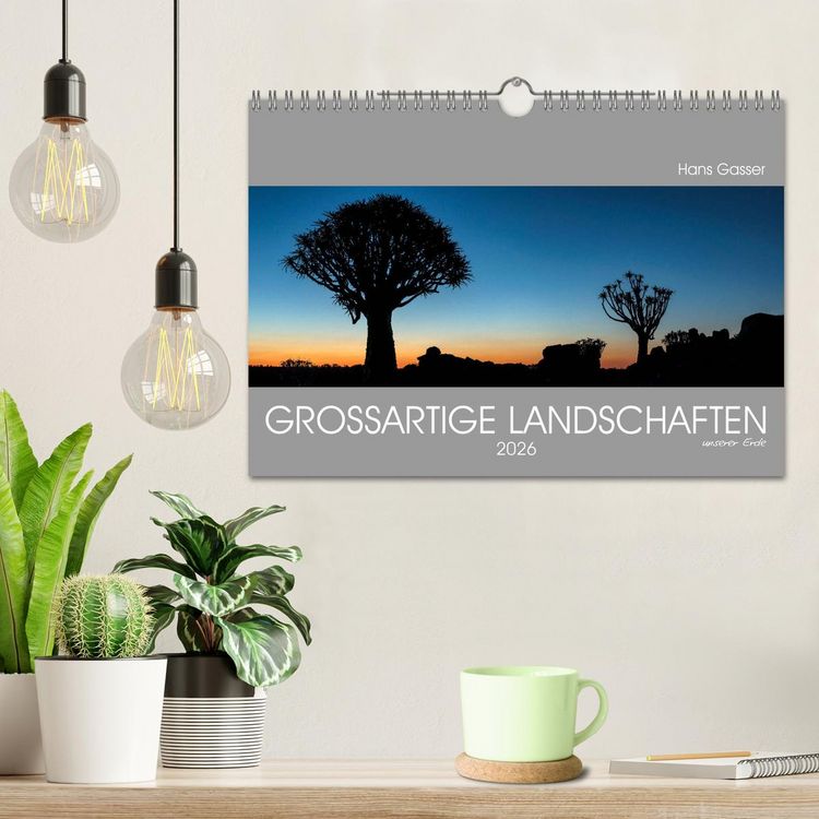 Produktbild: GROSSARTIGE LANDSCHAFTEN unserer Erde 2026 (Wandkalender 2026 DIN A4 quer), CALVENDO Monatskalender