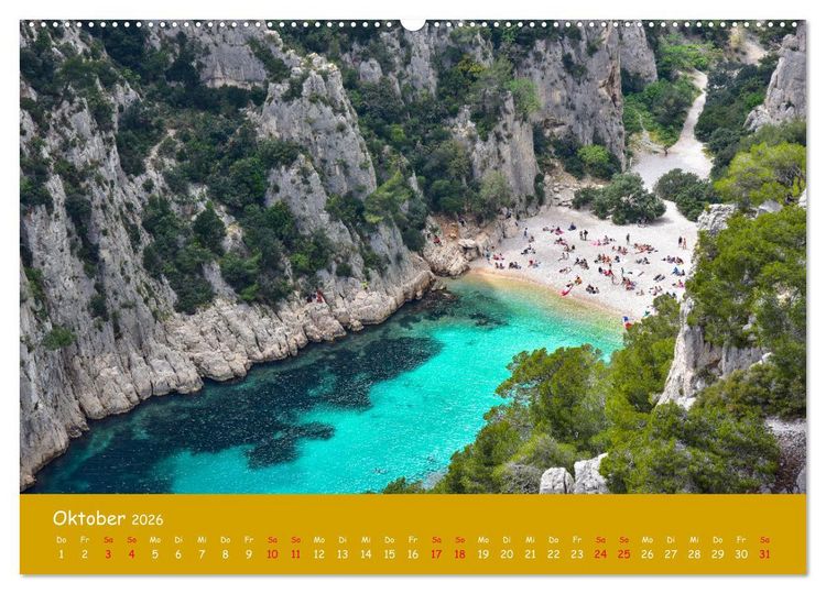 Produktbild: Quer durch S&uuml;dfrankreich (hochwertiger Premium Wandkalender 2026 DIN A2 quer), Kunstdruck in Hochglanz