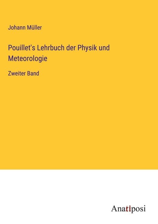 Produktbild: Pouillet's Lehrbuch der Physik und Meteorologie