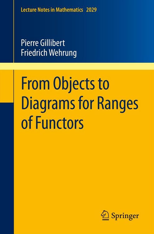 Produktbild: From Objects to Diagrams for Ranges of Functors