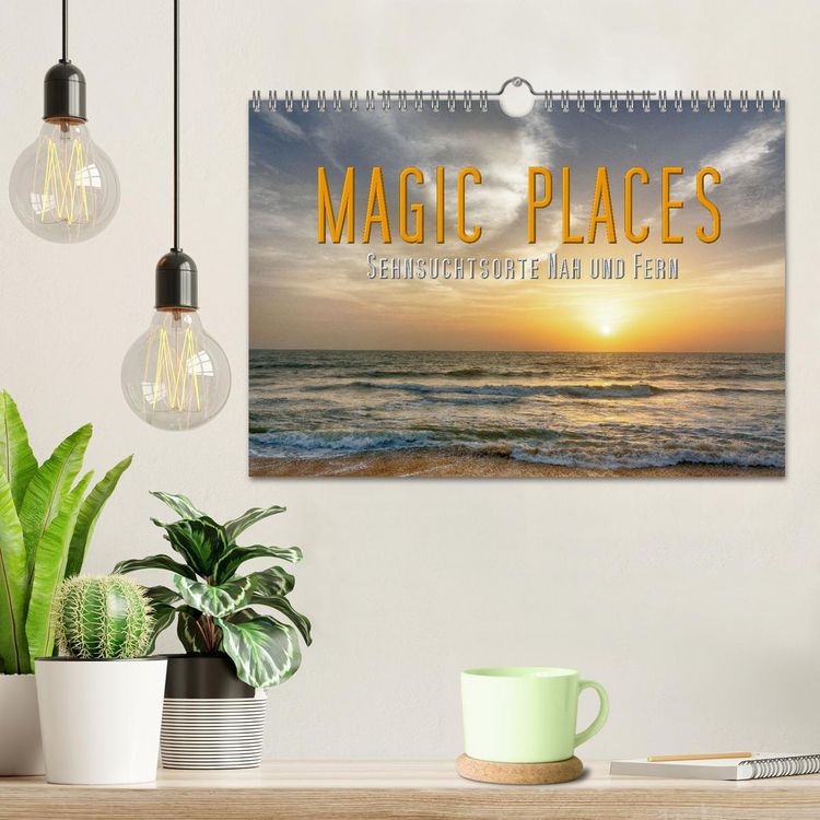 Produktbild: Magic Places - Sehnsuchtsorte nah und fern (Wandkalender 2026 DIN A4 quer), CALVENDO Monatskalender